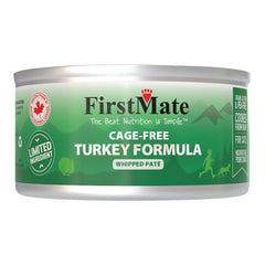 FirstMate Grain-Free Cage-Free Turkey Wet Cat Food (Pâté) – 5.5 oz Can