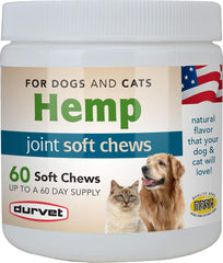 Durvet® Hemp Joint Soft Chews – Natural Joint Support for Dogs & Cats