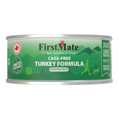 FirstMate Grain-Free Cage-Free Turkey Wet Cat Food (Pâté) – 3.2 oz Can