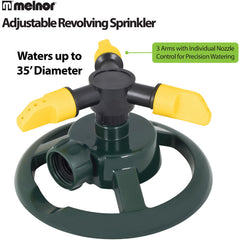 Melnor® Adjustable Revolving Sprinkler
