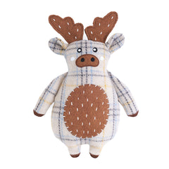 ZippyPaws ecoZippy Cotton Cuddler Dog Toy Moose