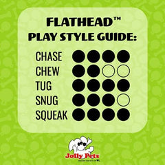 Jolly Pets® Flatheads Tug Dog Toy