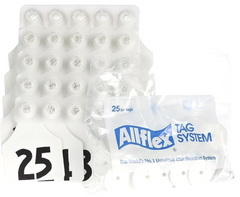 Allflex® Large Ear Tags (25 Count) – White