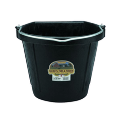 Little Giant® Flat Back Rubber Bucket
