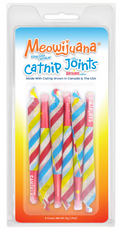 SMARTERPAW Meowijuana Birthjays Party Sized Catnip Joints 6 ct