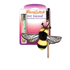 SMARTERPAW Meowijuana Get Buzzed Bee with Wand Toy