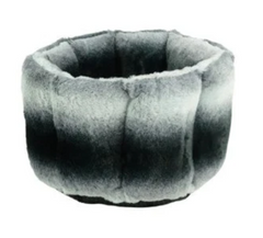 Arlee Sheba Quilt Round Cat Bed Grey