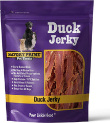 Savory Prime Duck Jerky Dog Treats – 2 lb Bag
