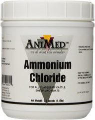 AniMed Powder 99.9-Percent Ammonium Chloride for Horses Dogs Cats Cows Sheep and Goats, 2.5-Pound…