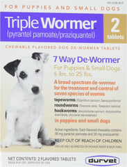 Durvet® Triple Wormer™ (Chewable Tablets)