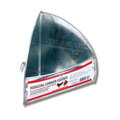 Little Giant® Galvanized Hanging Corner Poultry Feeder 3 lb