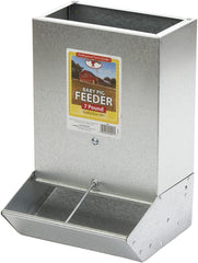 Little Giant® 2-Hole Baby Pig Feeder – Durable Galvanized Piglet Feeder