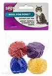 Spot Wool Pom Poms with Catnip