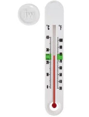 JW® Aquarium SmartTemp Thermometer White Color One Size