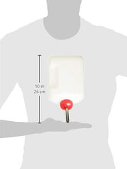 Lixit Widemouth Cage Water Bottles for Rabbits, Ferrets, Guinea Pigs, Rats and Other Small Animals. (White, 64 Ounce)