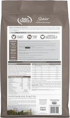 NutriSource Dry Dog Food for Seniors, Chicken and Rice, 12LB