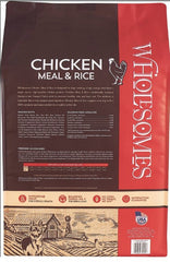 Wholesomes Chicken Meal & Rice Dog 40 lb