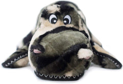 ZippyPaws Plush Gator- Dog Squeaky X-large Toys - Camron the Camo Gator