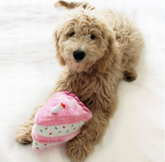 ZippyPaws - Birthday Pink Box Gift for Dogs and Puppies - 3 Pack