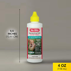 Durvet® No-Bite™ Ear Mite Control – 4 oz Fast Relief for Cats & Dogs