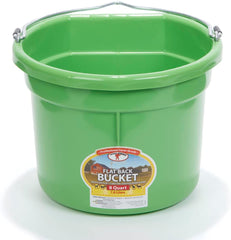 Little Giant® Flat Back Plastic Bucket (8 Qt.)