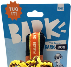 Bark Barkbeard's Rum Bottle Plush Dog Toy Brown