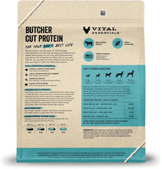 Vital Essentials Freeze Dried Raw Dog Food, Beef Patties Entree, 30 oz