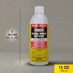 Durvet® Screw Worm Aerosol – 12 oz, Multi-Purpose Livestock Insect Control