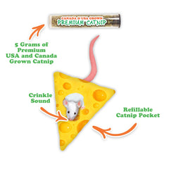 SMARTERPAW Meowijuana Get Cheesy Toy