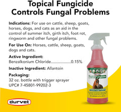 Durvet® Topical Fungicide – Multi-Species Skin & Fungal Treatment