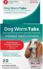 Durvet® Dog Worm Tabs – Chewable Dewormer for Dogs