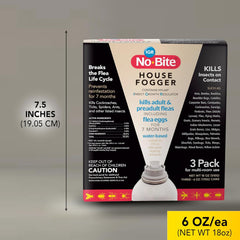 Durvet® No-Bite™ IGR House Fogger – 3 Pack for Flea & Insect Control