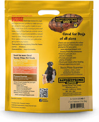 Savory Prime 100% American Beef Rawhide Chips, All-Natural Treat W/ No Preservatives, Chemicals, Or Additives, Satisfy The Urge To Chew & Promote Dental Health, 2Lb Resealable Bag (Natural Flavor)