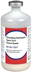 Bar-Vac® CD/T – Enterotoxemia & Tetanus Vaccine for Sheep, Goats, and Cattle