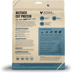 Vital Essentials Freeze Dried Raw Cat Food, Beef & Chicken Mini Patties Entree, 15 oz