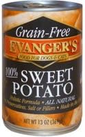 Evanger's Grain-Free 100% Sweet Potato Canned Food 12.8 oz, 12 pk