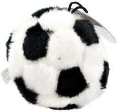 SPOT Ethical Plush Soccer Ball Dog Toy, 4-1/2-Inch