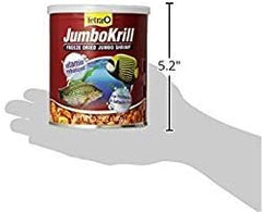 Tetra JumboKrill Freeze-Dried Jumbo Shrimp, Natural Shrimp Treat For aquarium Fish, red (16198) : Pet Food : Pet Supplies