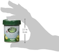 OMEGA 63131 1 One Frog & Tadpole Pellet 1.2oz, Yellow