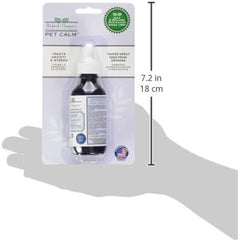 Richard’s Organics Pet Calm, Bottle with Dropper – Natural Cat and Dog Anxiety Relief – 100% Natural Pet Stress Relief – Drug-Free Calming Drops, Settles Nerves and Reduces Hyperactivity