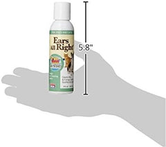 Ark Naturals Ears All Right Gentle Ear Cleansing Lotion for Dogs, Relieve Issues with Infection, Allergies, Odor and Wax, Natural Botanical Formula, 4 oz Bottle