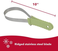 Safari Dual-Sided Dog Shedding Blade - Stainless Steel Grooming Blade for Thick Coats - For Dogs with Short and Long Hair - Medium-Large - 10" x 3.25"