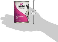 Nulo Freestyle Grain-Free Beef, Peas & Carrots Recipe Adult Wet Canned Dog Food 13 Ounce, 12 Cans