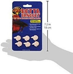 Zoo Med Betta Banquet 7 Day Release Fish Feeding Block 1ea/0.3 oz