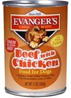 Evanger's Classic Recipes Beef with Chicken Canned Dog Food 12.8 oz, 12 pk