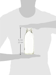 Lixit Widemouth Cage Water Bottles for Rabbits, Ferrets, Guinea Pigs, Rats and Other Small Animals. (White, 64 Ounce)