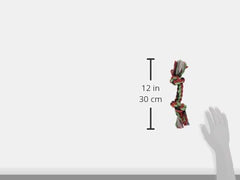 Mammoth Pet Products Flossy Chews Cottonblend Color Rope Bone , MultiColored