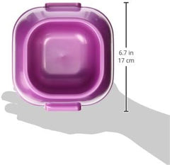 Van Ness Pet Food And Water Bowl, Capacity Plastic Dish For Dogs And Cats, Wide No-Tip Base Prevents Spills