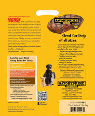 Savory Prime 100% American Beef Rawhide Chips, All-Natural Treat W/ No Preservatives, Chemicals, Or Additives, Satisfy The Urge To Chew & Promote Dental Health, 2Lb Resealable Bag (Natural Flavor)