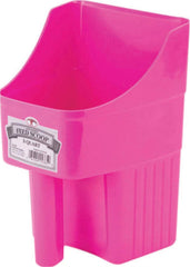 Little Giant® Plastic Enclosed Feed Scoop | Heavy Duty Durable Stackable Feed Scoop with Measure Marks | 3 Quart | Ranchers, Homesteaders and Livestock Farmers |